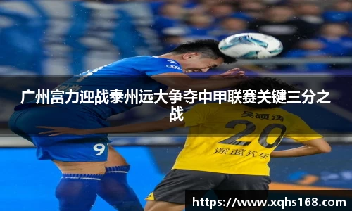 熊猫体育广州富力迎战泰州远大争夺中甲联赛关键三分之战